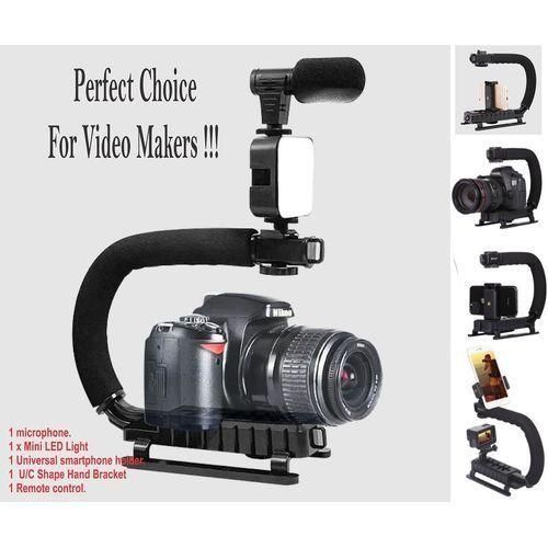 Generic Vlogging/Video Kit + Microphone + Stand/49LED Light - image 7