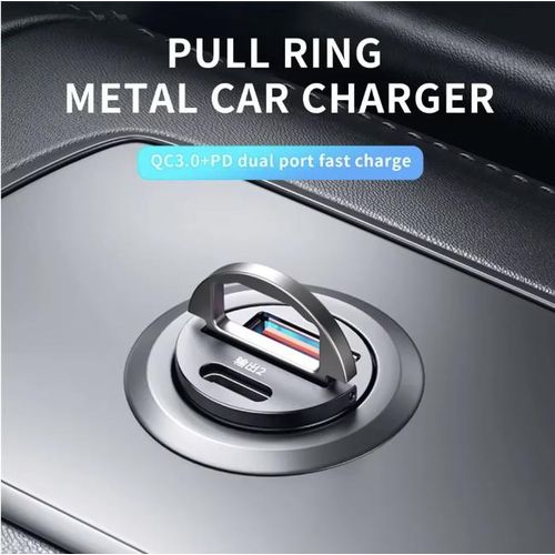 product_image_name-Classic-Mini 100W PD QC Pull Ring Fast Charging Car Charger USB C Car Phone Charger Adapter For iPhone 13 12 Xiaomi Samsung Huawei-3