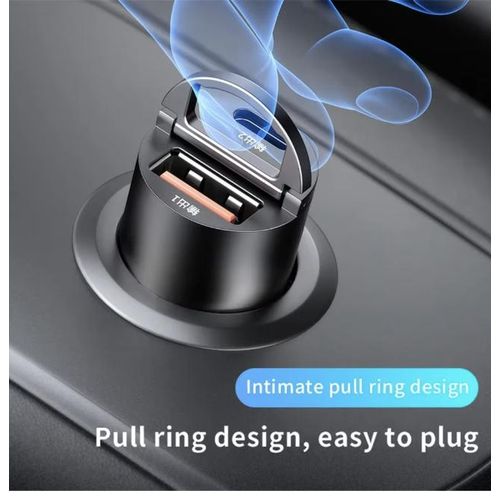 product_image_name-Classic-Mini 100W PD QC Pull Ring Fast Charging Car Charger USB C Car Phone Charger Adapter For iPhone 13 12 Xiaomi Samsung Huawei-5