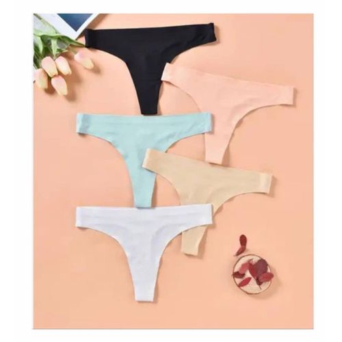 product_image_name-White Label-6 Pieces Of Ladies Cotton Panties Set - Multicolor-1