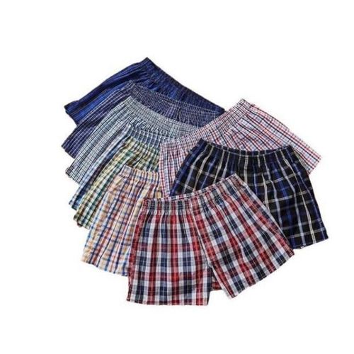 product_image_name-Kalusini-6-Pack Checkered Cotton Boxers - Multi-Color Bundle-2