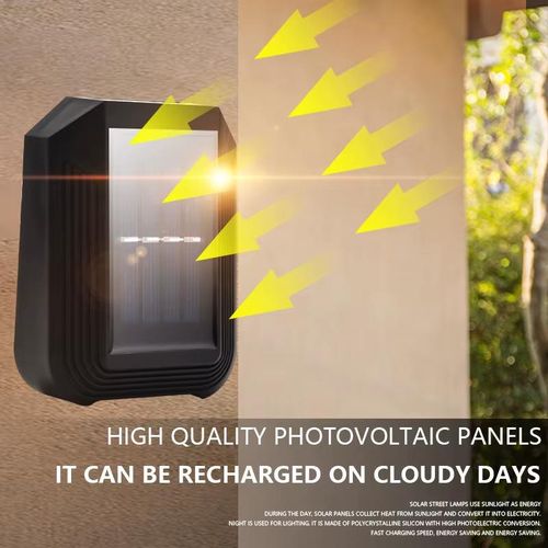 Generic Solar-powered warm light wall lamps, landscape lights, decorative wall lamps - image 3