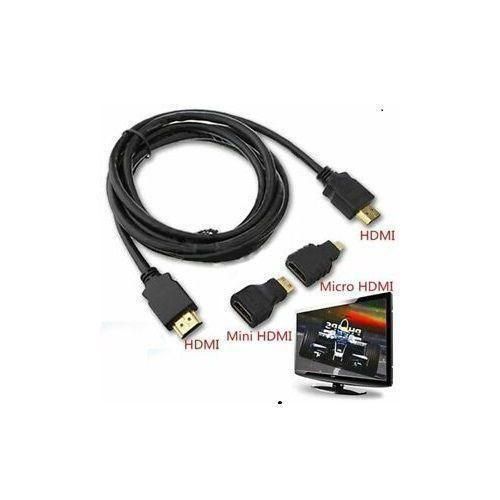 product_image_name-Generic-3-In-1 HDMI Cable With Micro and Mini Adapter - 1.5 Metres-2