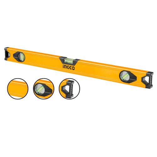 product_image_name-Ingco-HSL58060 Spirit Level 60cm - Yellow-1