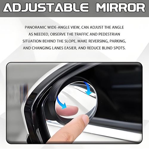 Generic 2‑in‑1 Car Rearview Mirror Rain Guard with Blind Spot Mirror, 360° Rotatable Car Mirror Accessory - image 5