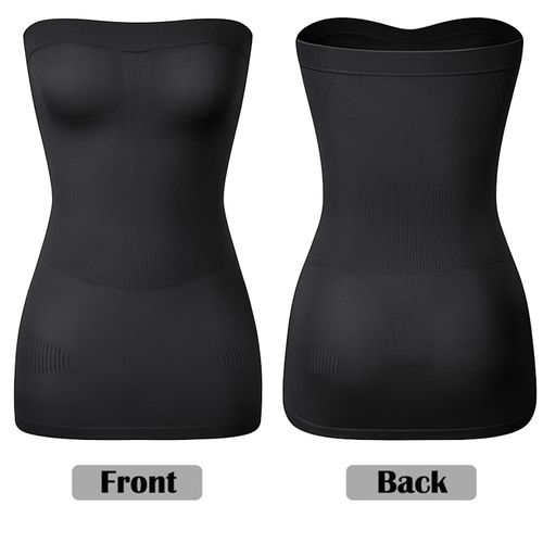 Shop Generic Strapless Dress Slips for Women Shapewear Camisole Body Shaper  Tummy Control SlSeamless Full Cami Waist Trainer Shapewear Online