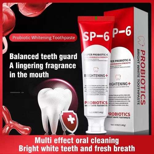product_image_name-Bright White-Sp-6 Probiotic Whitening Toothpaste - 120g-4