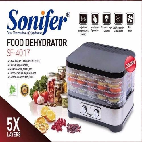 Sonifer  Electric Food Dehydrator Machine - White