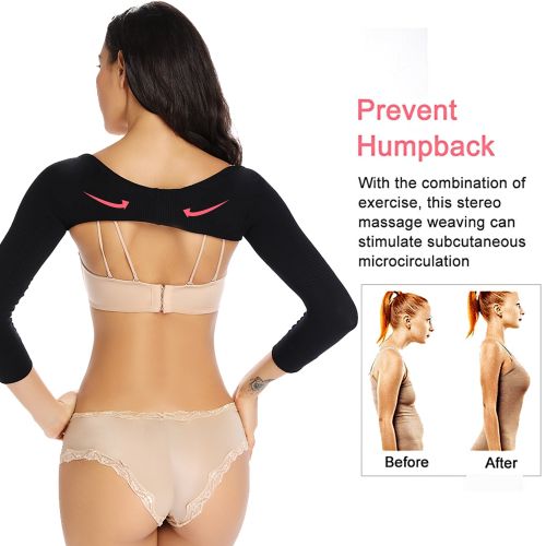 Shop Generic Arm ry Body Women Shapewear Slim Arm Slimming Underwear Back  Shoulder Corrector Humpback Prevent Online
