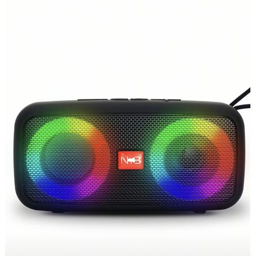 product_image_name-Generic-TWS Stereo Bluetooth Speaker - 58mm Driver, RGB Lights, Type-C Fast-Chg - Black-1