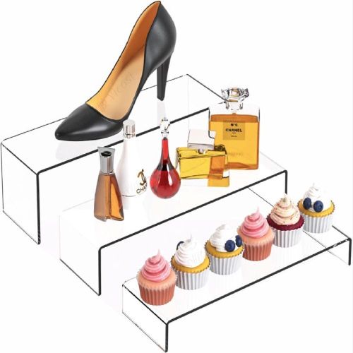 product_image_name-Generic-3pcs/set Clear Acrylic Display Risers Showcase for Shoe Risers Retail Stand Cupcake Stand Dessert Stand-4