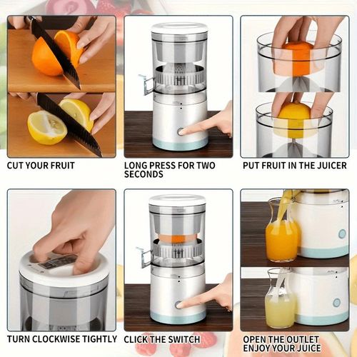 product_image_name-Generic-New Portable USB Charging Juicer, Efficient Pulp Separation, High Juice Yield for Oranges, Lemons-6