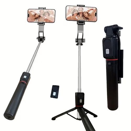 product_image_name-Generic-U6-130cm Portable Wireless Selfie Stick Tripod with Detachable Shutter Remote-6