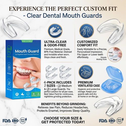 TodyJeyHo 4Pcs Set Teeth Brace Corrector, Bend Aligner, Teeth Trays - image 3