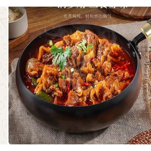 product_image_name-Generic-High Quality Non-Stick Big Belly Pot with Wooden Lip - Black -3