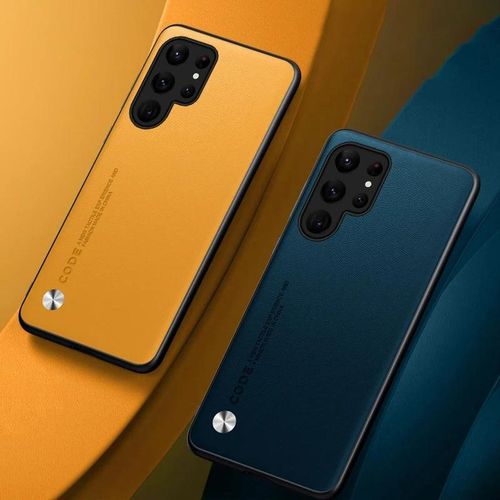 product_image_name-Generic-Luxury PU Leather Case For Samsung Galaxy S22 Ultra Back Cover Silicone Full Protection Phone Case For Samsung S22 Ultra 5G-3