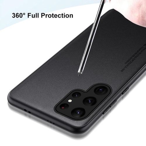 product_image_name-Generic-Luxury PU Leather Case For Samsung Galaxy S22 Ultra Back Cover Silicone Full Protection Phone Case For Samsung S22 Ultra 5G-5