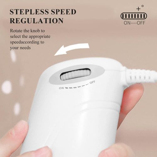 product_image_name-Generic-Electric Handheld Cellulite Body Massager with 8 Massage Heads - White/Grey-5