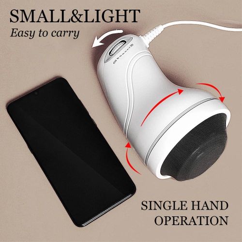 product_image_name-Generic-Electric Handheld Cellulite Body Massager with 8 Massage Heads - White/Grey-8