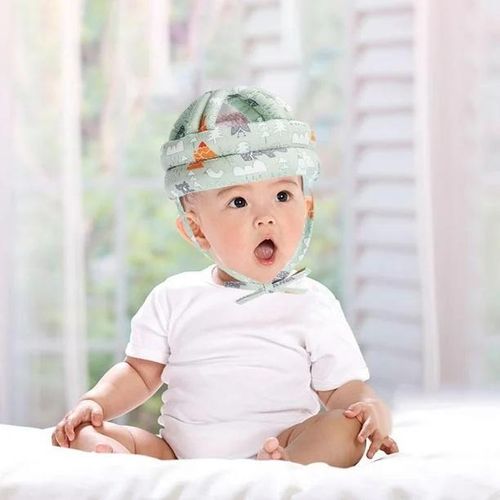 Generic Baby Head Protector Baby Soft Helmet -Green - image 5