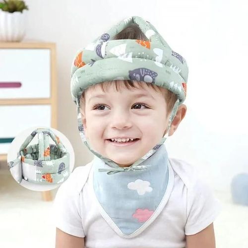 Generic Baby Head Protector Baby Soft Helmet -Green - image 6