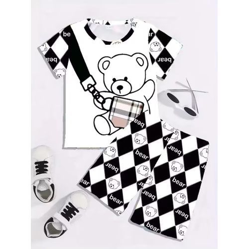 product_image_name-Yemlays-Two-Piece White Bear Short-Sleeve Suit - White-1