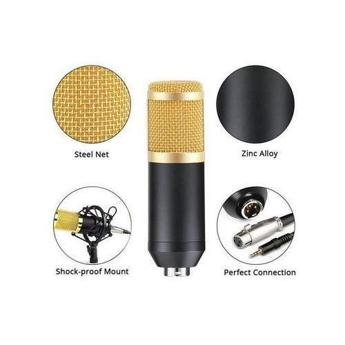 Generic Professional V8 Condenser Microphone Sound Card - Black - image 5