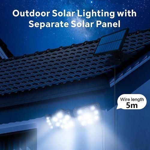 Generic RHRB Three-Head Rotatable Solar Floodlight: Smart Solar Light with Remote Control + Automatic Sensor Switch - image 7