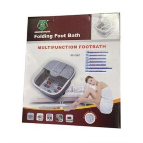 Generic Foldable Electric Foot Spa Massager with Heat and Roller Bubbles - image 2