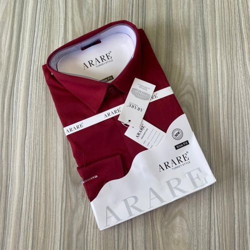 product_image_name-Arare-Long Sleeve Shirt For Men - Burgundy-2