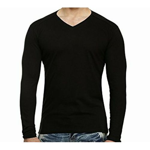 Shop Chase Deer V-Neck Long Sleeves T-Shirt - Black Online | Jumia Ghana