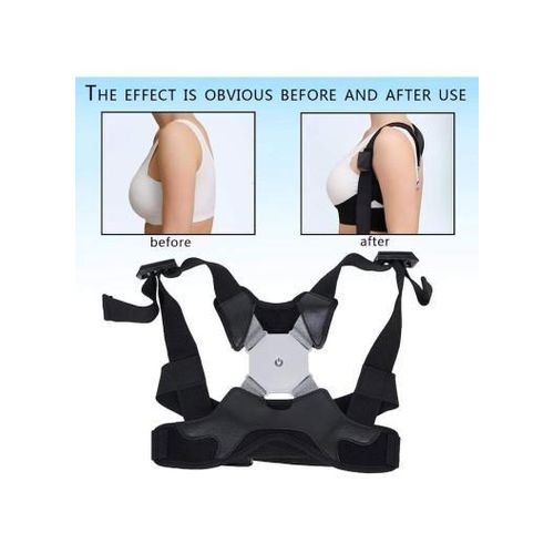 Generic Adult Elastic Hunchback Body Posture Corrector Belt With Adjustable Back Brace - S/M - image 3