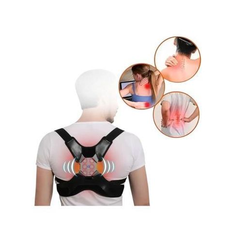 Generic Adult Elastic Hunchback Body Posture Corrector Belt With Adjustable Back Brace - S/M - image 5