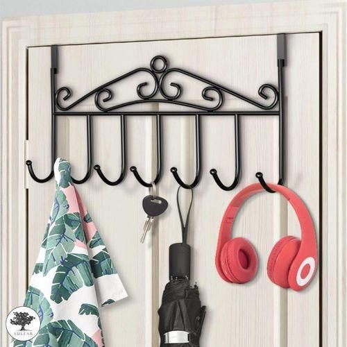 Generic Over the Door Hook,Stainless Steel Door Hanger Rack with 7 Hooks - image 4