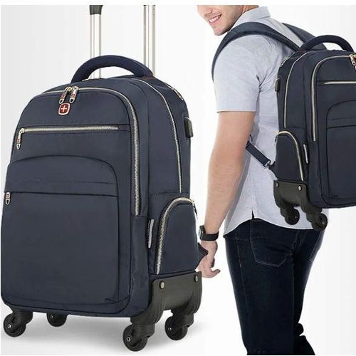 AD  Classic Premium Traveller Trolley Backpack - Multicolor