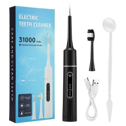 product_image_name-Generic-Electric Tooth Cleaner Waterproof Toothbrush Sonic Vibration Dental Scaler Plaque Calculus Tartar Remover-1
