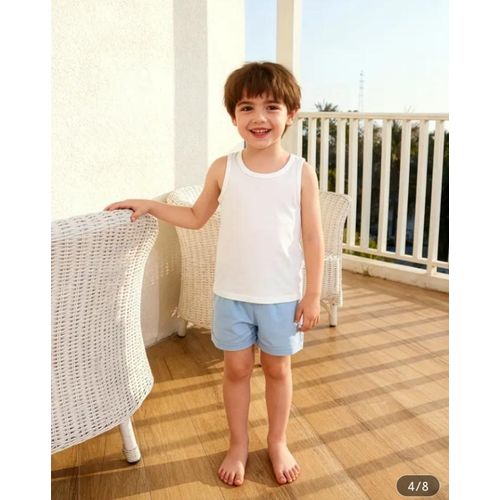 product_image_name-AD-3pcs Boys Cotton Singlet (5 - 6 years) - White/Black/Grey-2