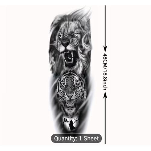 product_image_name-AD-Classic Full Arm Temporary Tattoo  - Multicolour-2