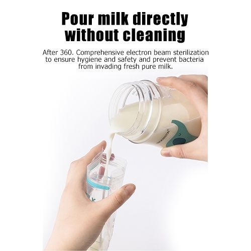 Generic 30 Pieces Breast Milk Storage Bag - 200ml Blue - image 8