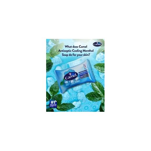 Camel Antiseptic Soap - Cooling Menthol - 175g - Blue - image 3
