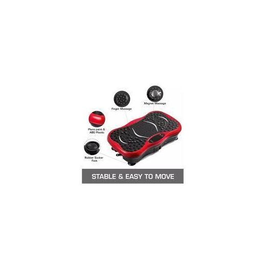 Generic Full Body Intelligent Vibration Platform Exercise and Massage Machine Red - image 4