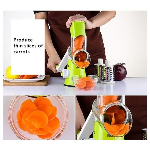 White Label High Quality Hand Manual Vegetable Slicer - Green - image 3