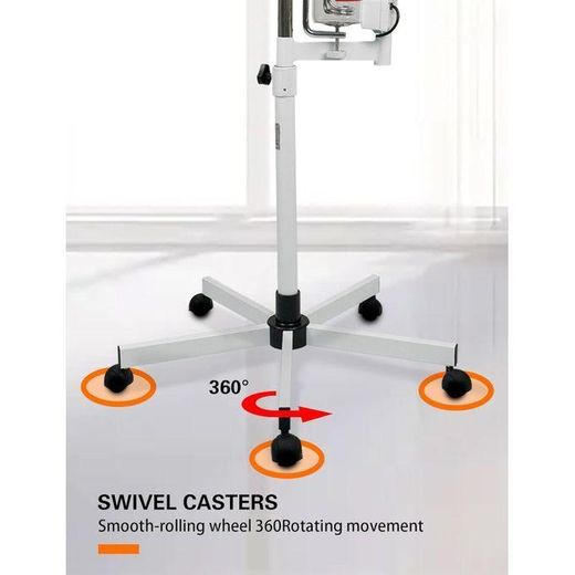 Generic 2-in-1 Professional Facial Steamer (Hot) with Magnifying Lamp - White - image 2