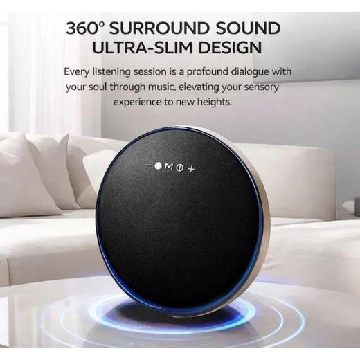 AD Stereo Sound Box Bluetooth Player - Black - image 2