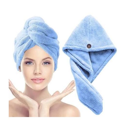 Generic Double-Layered Turbie Twist Microfiber Head Towel Wrap - image 2