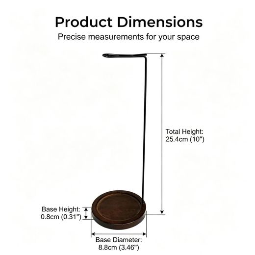 ShebSheb Upside Down Fragrance Holder, Wooden Base Hanging Scented Stick Holder - image 2