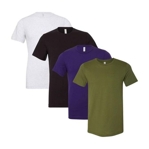 VIC 4 Pieces Multi Color Combo Plain Vicyao T-shirt 