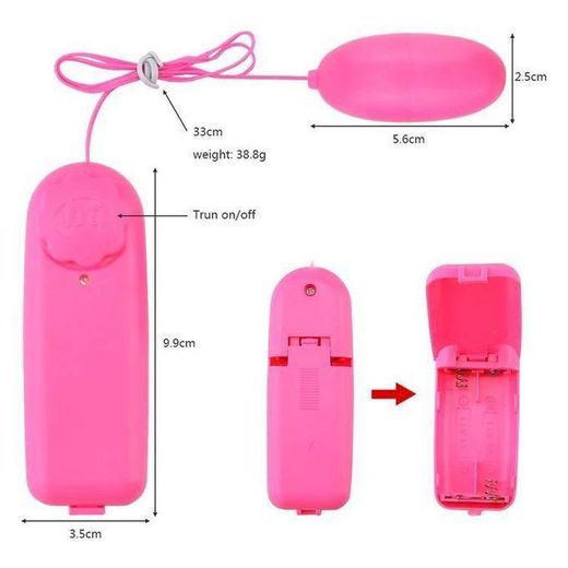 Generic Vibrating Massage Single Jump Bullet Egg Remote Control Vibrator Clit oral G-Spot Stimulators Sex Toys - image 4