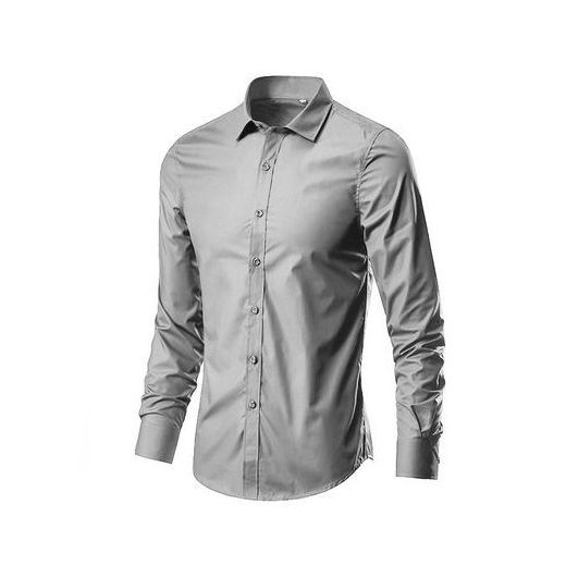 White Label Long Sleeves Shirt Set - 3 Pieces - Multicolour + Free Black Belt - image 4