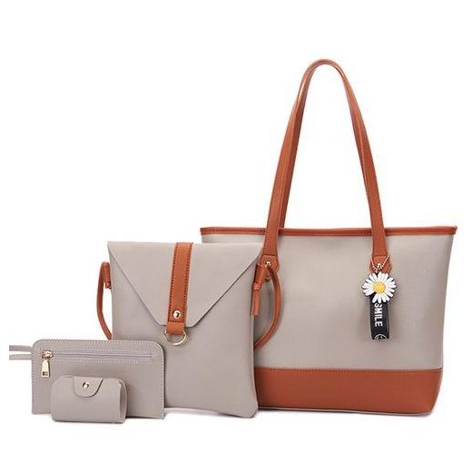 Mateamoda Mateamoda 4 PCS Women Bags Ladies Bags Handbags Purse Shoulder Bags Tote Bags - image 3